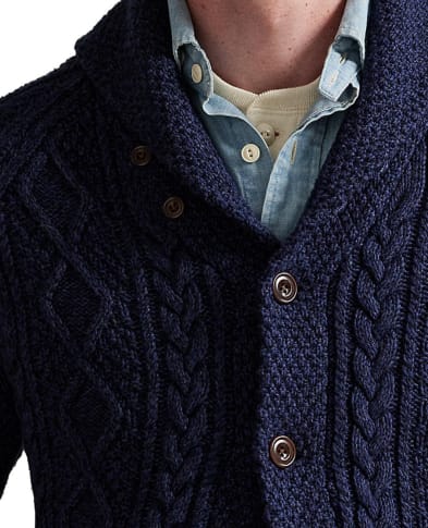 Polo Ralph Lauren Кардиган з арановим коміром - Артикул: 710P02704001