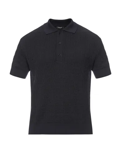 Balmain Сорочка-поло Balmain Monogram - Артикул: GH1GB044KI03