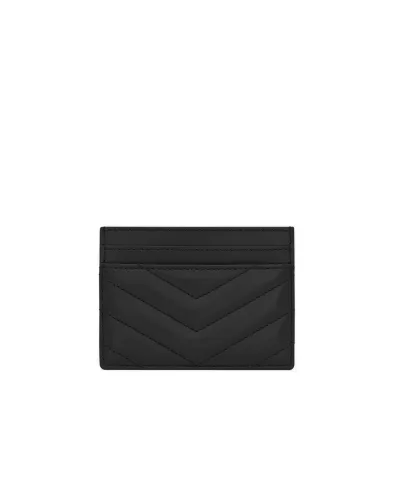 Saint Laurent Визитница Cassandre из кожи - Артикул: 423291-AAA44
