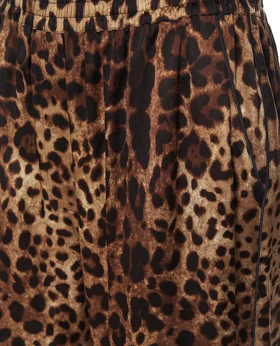 Dolce&Gabbana Пижамные брюки из шёлка - Артикул: FTAMPT-FSAXY