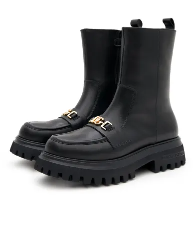 Dolce&Gabbana Дитячі шкіряні черевики - Артикул: D11328-AO227-M