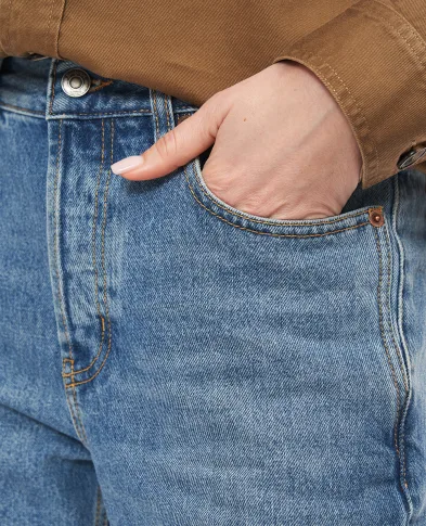 Saint Laurent Джинсы NICO с эффектом потертости - Артикул: 782393-Y11CH