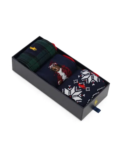 Polo Ralph Lauren Носки Polo Bear (3 пары) - Артикул: 449958861001