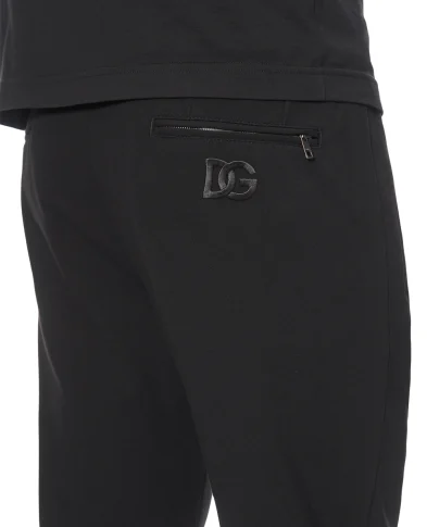 Dolce&Gabbana Штани-джоггери з нашивкою DG - Артикул: GVZAEZ-GK304