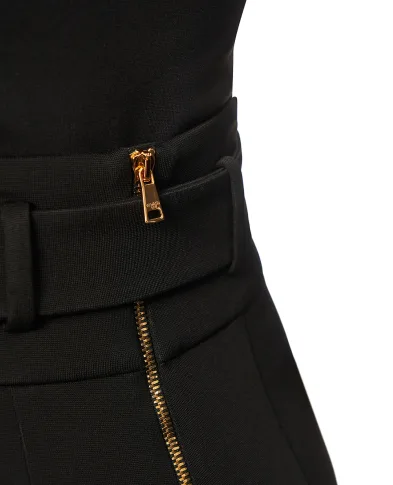 Balmain Эластичные брюки с поясом - Артикул: GF1PL024JL05