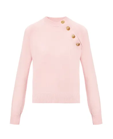 Balmain Джемпер з вовни та кашеміру - Артикул: GF1KA130KI87