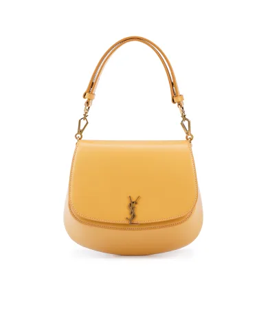 Saint Laurent Кожаная сумка Voltaire Top Handle Bronze - Артикул: 800846-0SX0W