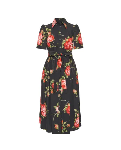 Dolce&Gabbana Сукня-сорочка з квітковим принтом - Артикул: F6JFNT-HS5UT