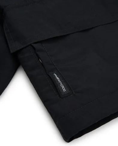 Dolce&Gabbana Дитяча ветровка з нейлону з капюшоном - Артикул: L4JB8B-G7PVJ-S