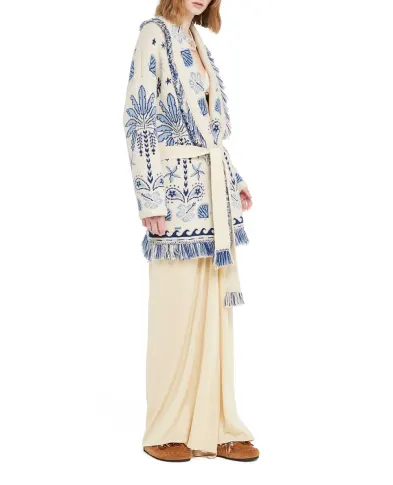 Alanui Кардиган із вовни та бавовни - Артикул: LWHB064R26KNI003OF45