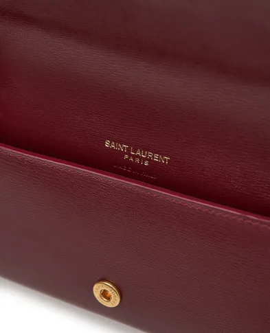 Saint Laurent Кожаная сумка Cassandre - Артикул: 635095-0U40J