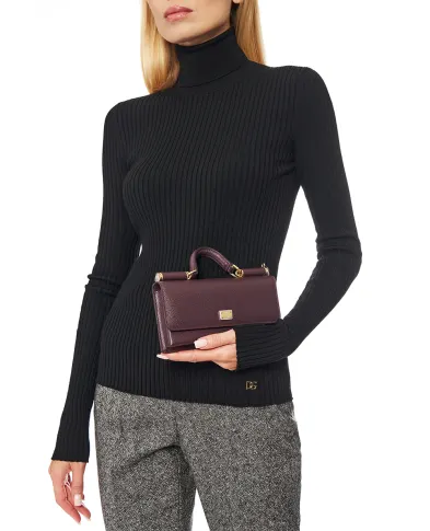 Dolce&Gabbana Сумка Dauphine зі шкіри - Артикул: BI3280-A1001