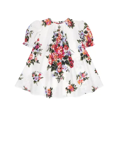Dolce&Gabbana Дитяча сукня з квітковим принтом - Артикул: L54DQ3-HS5UU-S
