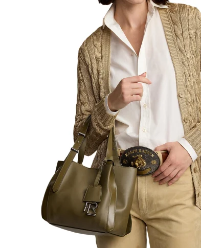 Ralph Lauren Collection Мини-тоут из кожи - Артикул: 435961563006