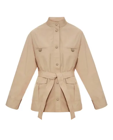 Yves Salomon Куртка-сафарі з поясом - Артикул: 26EYV04372COSA