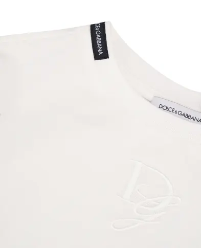 Dolce&Gabbana Детская футболка - Артикул: L4JTHU-G7O7V-B