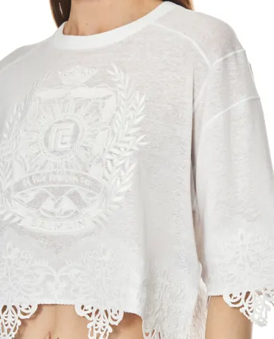 Balmain Топ из льна - Артикул: FF1EE130BD05