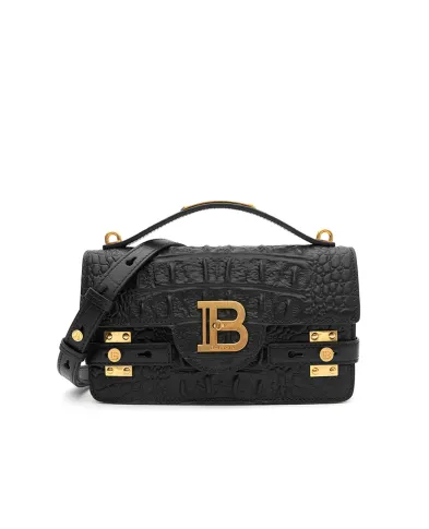 Balmain Сумка B-Buzz під шкіру крокодила - Артикул: FN0DA828LOBC
