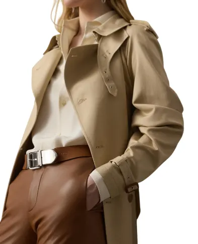 Ralph Lauren Collection Тренч Alecia из шёлка и хлопка - Артикул: 290P01505001