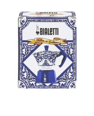 Dolce&Gabbana Гейзерная Кофеварка Moka Express Bialetti - Артикул: TCCE14-TCAEF