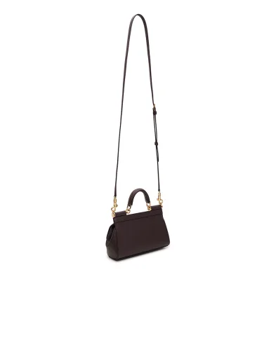 Dolce&Gabbana Кожаная сумка Sicily Small - Артикул: BB7116-B1001