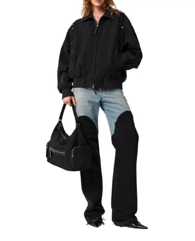 Stella McCartney Куртка джинсова в стилі Patchwork - Артикул: 6D04483SQH49