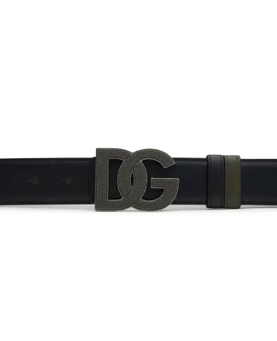 Dolce&Gabbana Ремінь двосторонній зі шкіри - Артикул: BC4966-AZ345