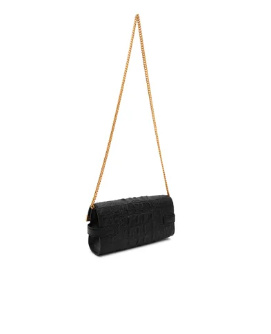 Balmain Сумка клатч під шкіру крокодила - Артикул: FN0LE596LOBC