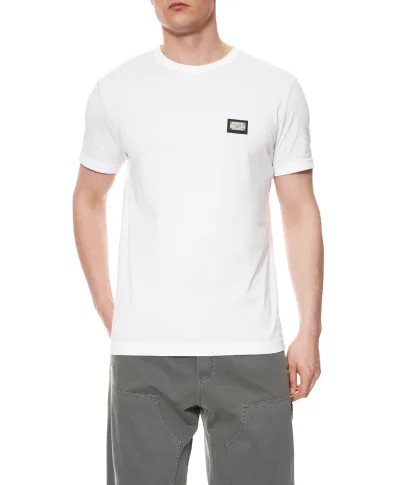 Dolce&Gabbana Футболка з логотипом - Артикул: G8PT1T-G7P1B