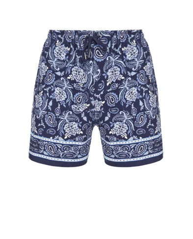 Ralph Lauren Purple Label Шорти з принтом пейслі - Артикул: 790963520001