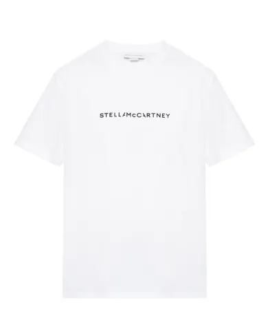 Stella McCartney Футболка оверсайз с логотипом - Артикул: 6J01583SPY48