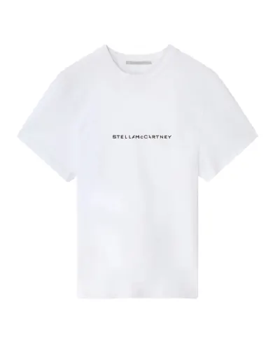 Stella McCartney Футболка оверсайз с логотипом - Артикул: 6J01583SPY48