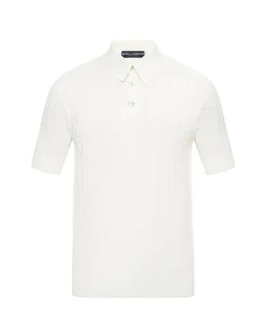 Dolce&Gabbana Поло з шовку - Артикул: GXZ02Z-JBSOF