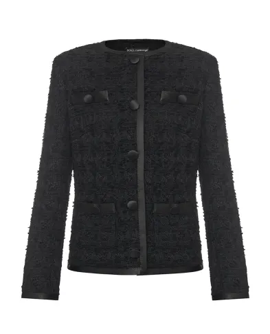 Dolce&Gabbana Жакет із твіду - Артикул: F27EBT-HUMJK