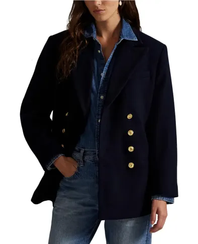 Polo Ralph Lauren Двобортний вовняний блейзер Melton - Артикул: 211971388001