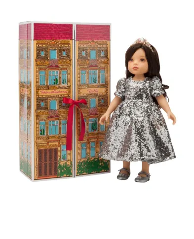 Dolce&Gabbana Лялька з сукнею з паєток - Артикул: LCJA21-G7VAZ