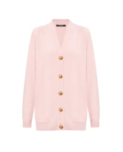 Balmain Кардиган из шерсти и кашемира - Артикул: GF1KO003KI87