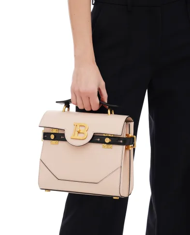 Balmain Кожаная сумка B-Buzz 23 - Артикул: EN0DB526LQEE