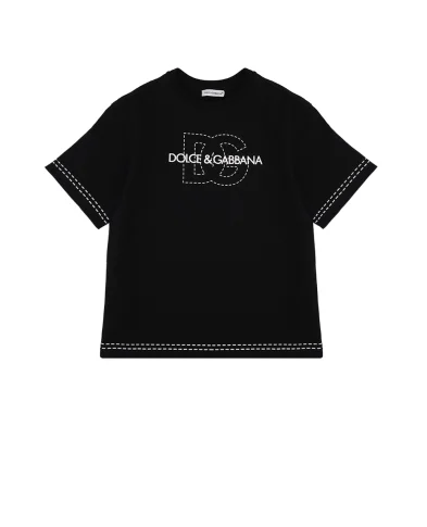 Dolce&Gabbana Детская футболка - Артикул: L4JTHV-G7O6M-B
