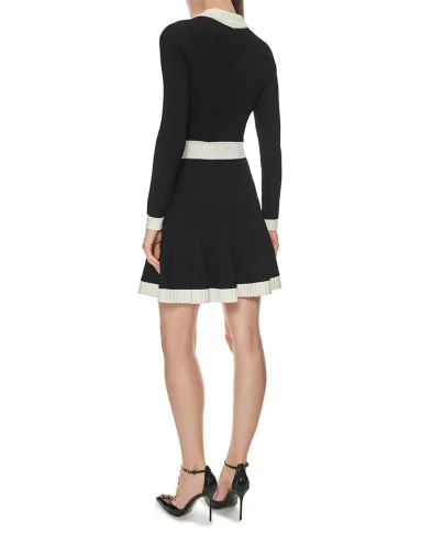 Balmain В'язана міні-сукня - Артикул: FF1R9858KI64