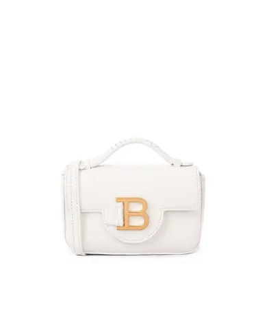 Balmain Кожаная сумка B-Buzz 17 Mini - Артикул: EN1DG811LPOS