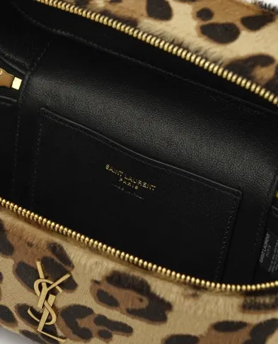 Saint Laurent Сумка GABY зі шкіри з ворсом поні - Артикул: 798098-AAE6T