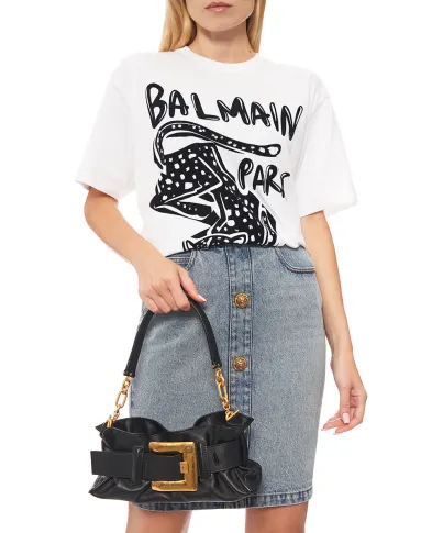 Balmain Міні-сумка Anthem зі шкіри - Артикул: FN1AE994LVGX
