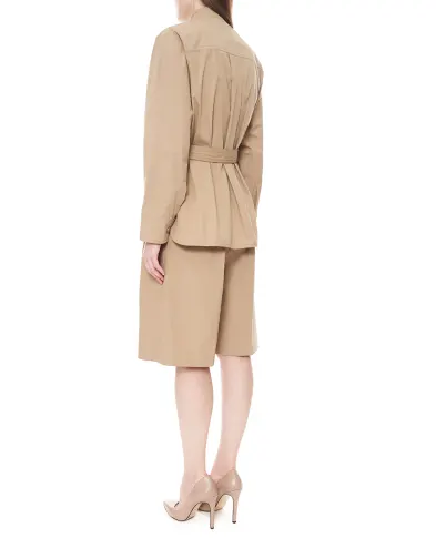 Yves Salomon Куртка-сафарі з поясом - Артикул: 26EYV04372COSA