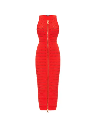 Balmain Сукня довга без рукавів - Артикул: FF0RO170KI96