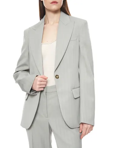 Stella McCartney Блейзер однобортний із вовни - Артикул: 6501373HU705