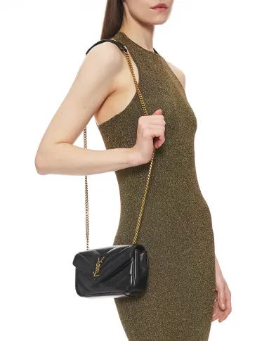 Saint Laurent Кожаная сумка Loulou - Артикул: 821749-AAEAX