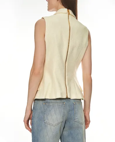 Balmain Жаккардовый жилет - Артикул: FF1AG740VI29
