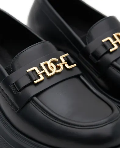 Dolce&Gabbana Дитячі шкіряні лофери - Артикул: D11351-A1065-L