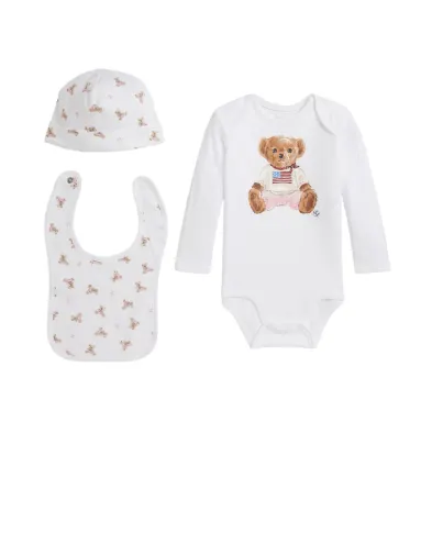 Polo Ralph Lauren Подарунковий набір, дитячий боді з бавовни - Артикул: 310981226001